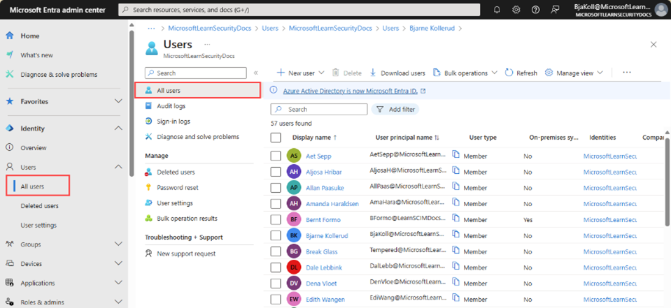 Microsoft Entra ID　03_ユーザーを作成