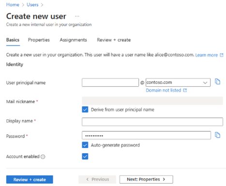 Microsoft Entra ID　05_ユーザーを作成