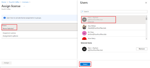 Microsoft Entra ID　08_ライセンスを適用